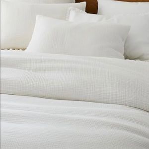 West Elm Dreamy 100% Organic Cotton Duvet Cover